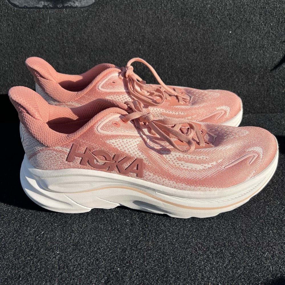 Hoka Clifton 10 Pink Women's Size 10B Gym Walking Cushioned Running Shoes